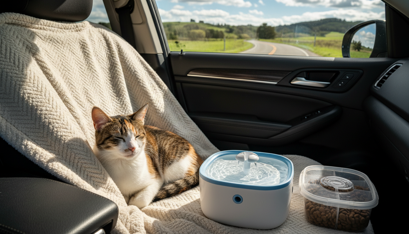 découvrez nos conseils pour bien nourrir et hydrater votre chat lors de longs trajets, tout en respectant ses habitudes alimentaires afin d'assurer son confort et son bien-être.