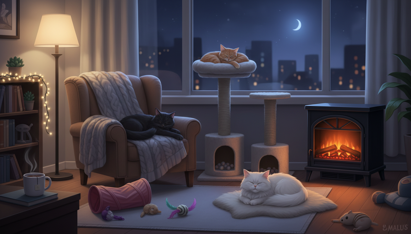 découvrez des astuces efficaces pour gérer les miaulements nocturnes des chats en cohabitation et retrouver des nuits calmes pour toute la famille.