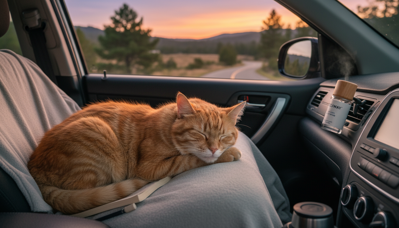 découvrez comment les produits à base de phéromones peuvent apaiser et calmer votre chat lors de vos déplacements pour des voyages sereins et sans stress.
