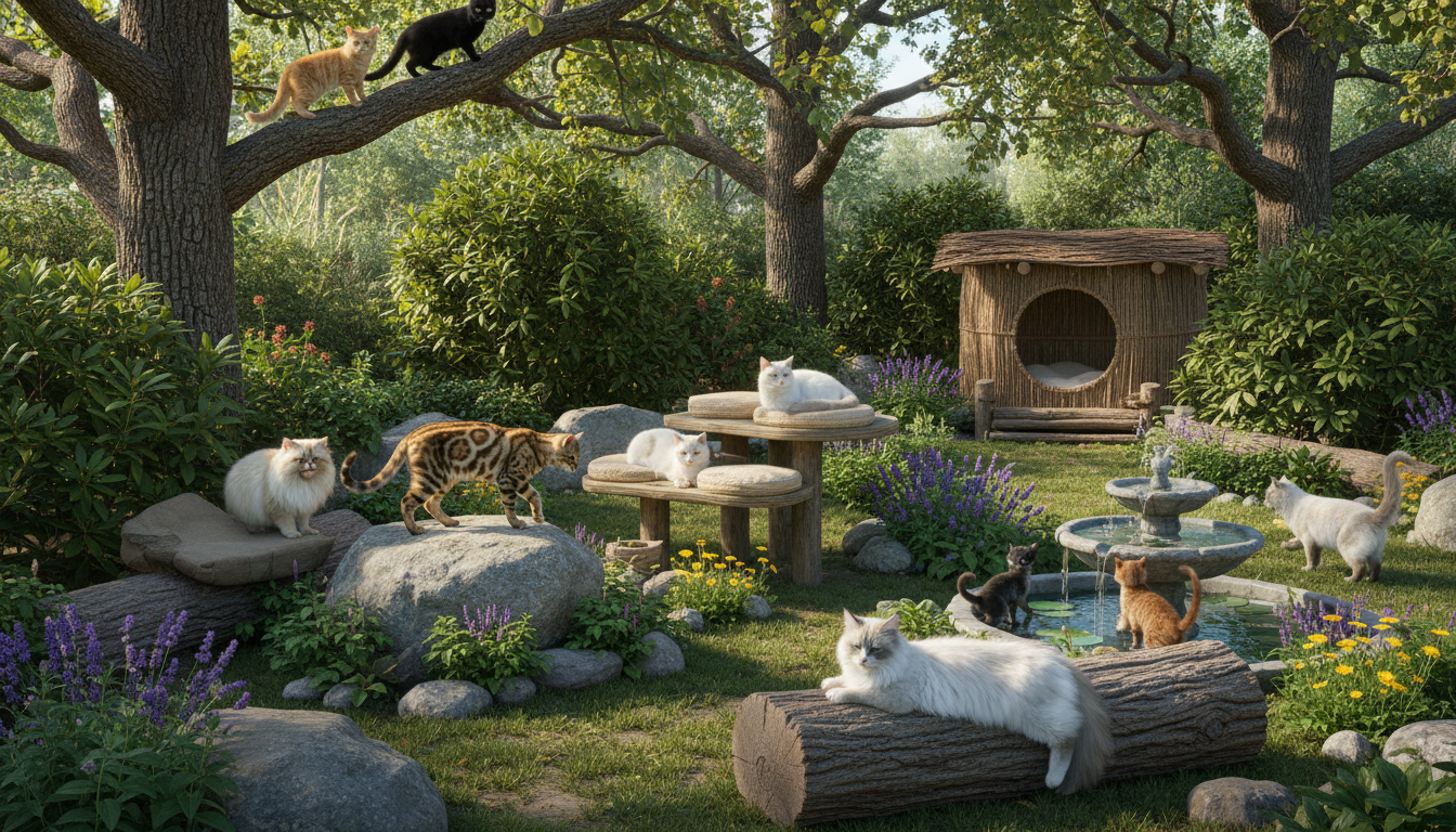 découvrez comment exploiter l'environnement extérieur pour enrichir la vie de vos chats et favoriser une cohabitation harmonieuse et saine entre eux.