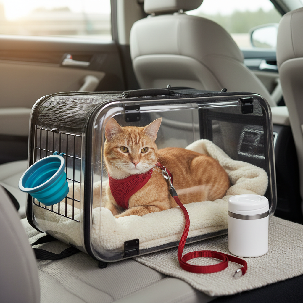 découvrez les accessoires de voyage indispensables pour assurer le confort et la sécurité de votre chat lors de tous vos déplacements.