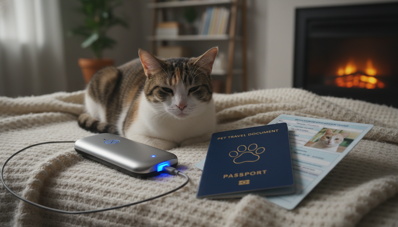 Votre chat est-il prêt pour voyager avec une identification claire et une micro-puce ?