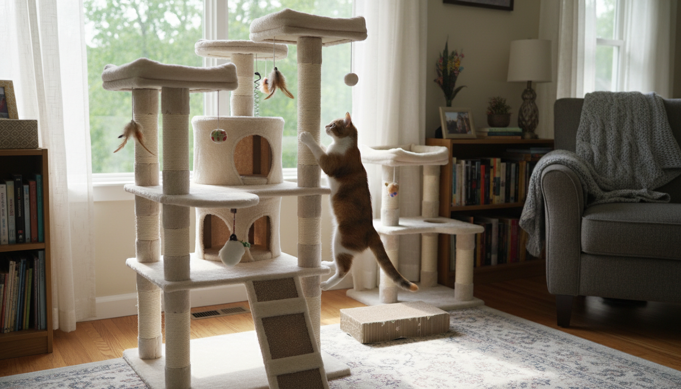 découvrez comment choisir un arbre à chat adapté pour stimuler l'activité physique et offrir un véritable terrain de jeu à votre compagnon félin.