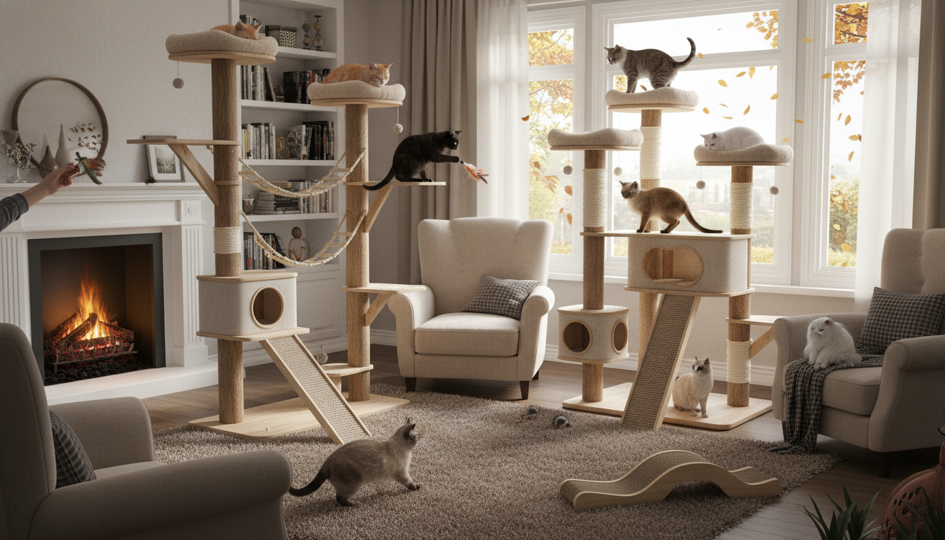 Comment créer un environnement enrichi pour plusieurs chats ?