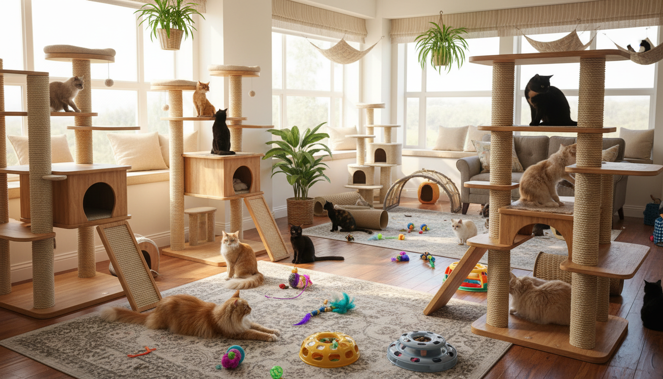 découvrez comment aménager un environnement enrichi pour plusieurs chats afin de favoriser leur bien-être, stimuler leur curiosité et éviter les conflits entre eux.