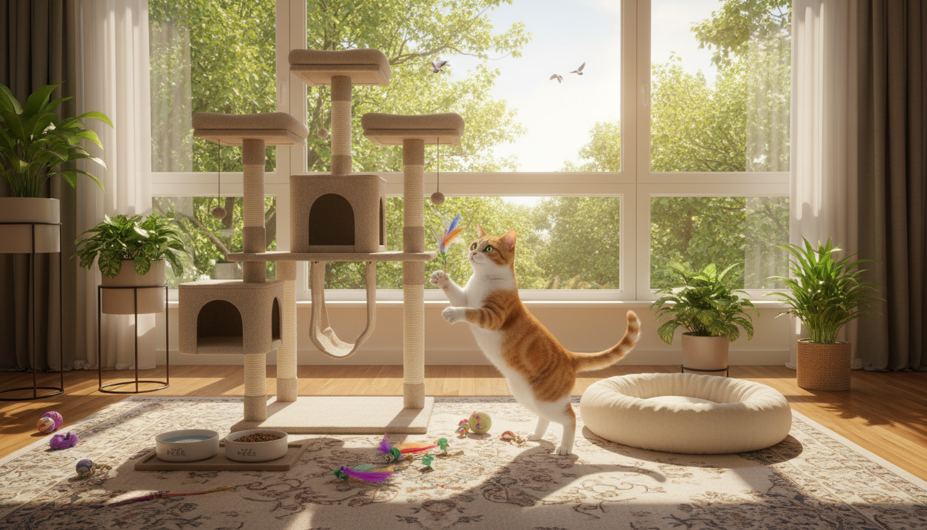 Comment créer un environnement stimulant pour votre chat ?