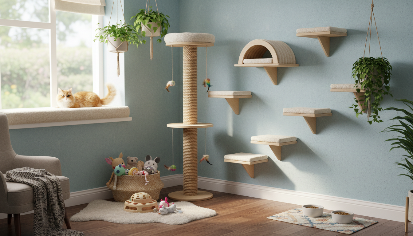 découvrez des conseils pratiques pour créer un environnement enrichissant et stimulant qui rendra votre chat heureux et en bonne santé.