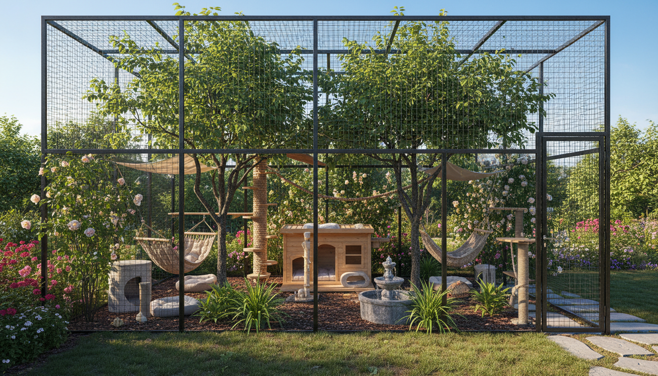 Comment créer un espace extérieur sûr et stimulant pour votre chat ?