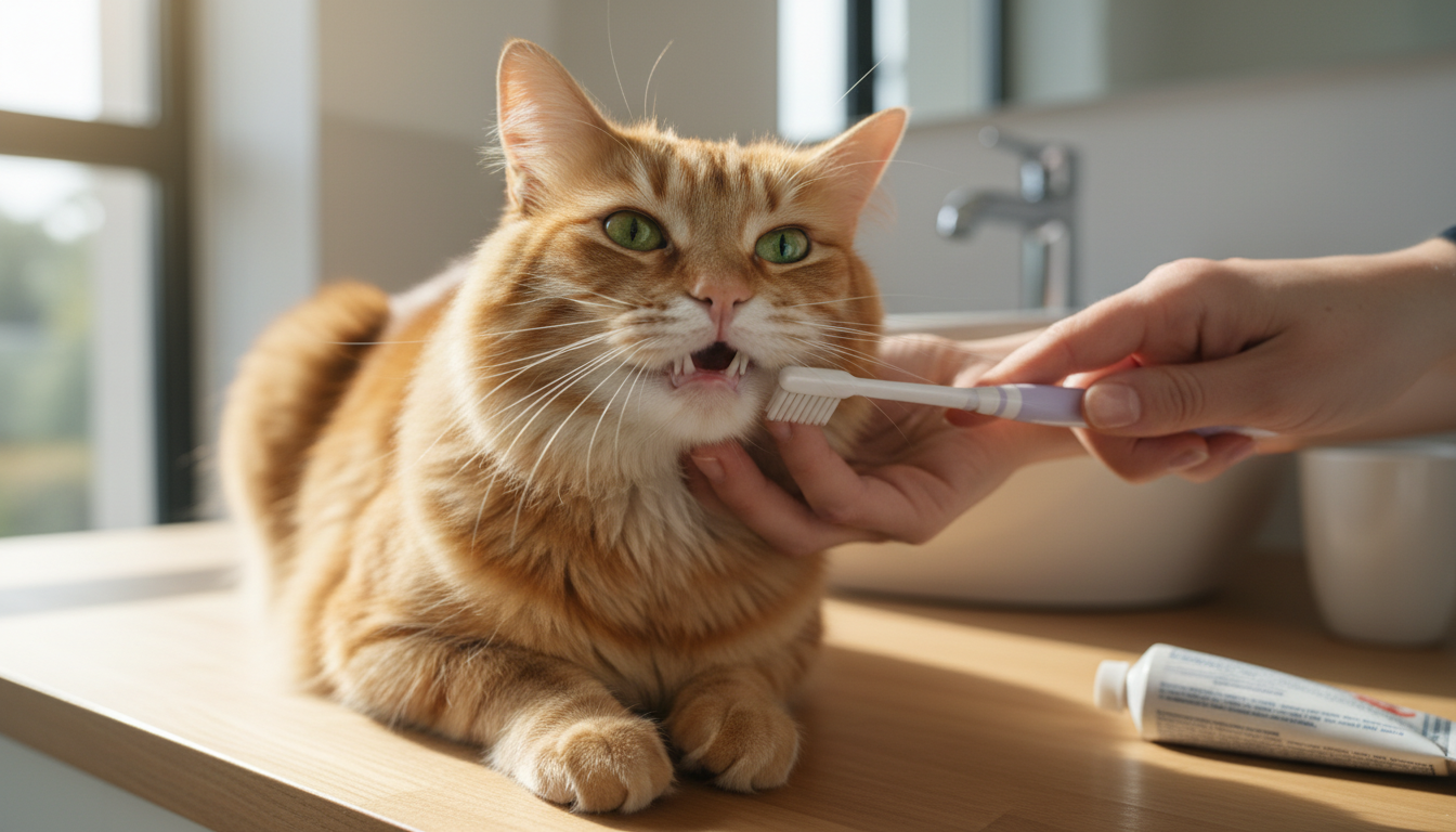 Comment créer une routine de soins dentaires pour votre chat ?