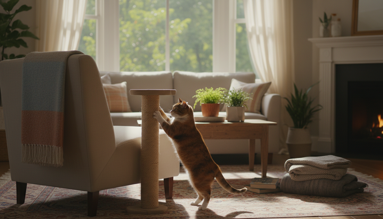 Comment empêcher mon chat de faire ses griffes sur mes objets ?