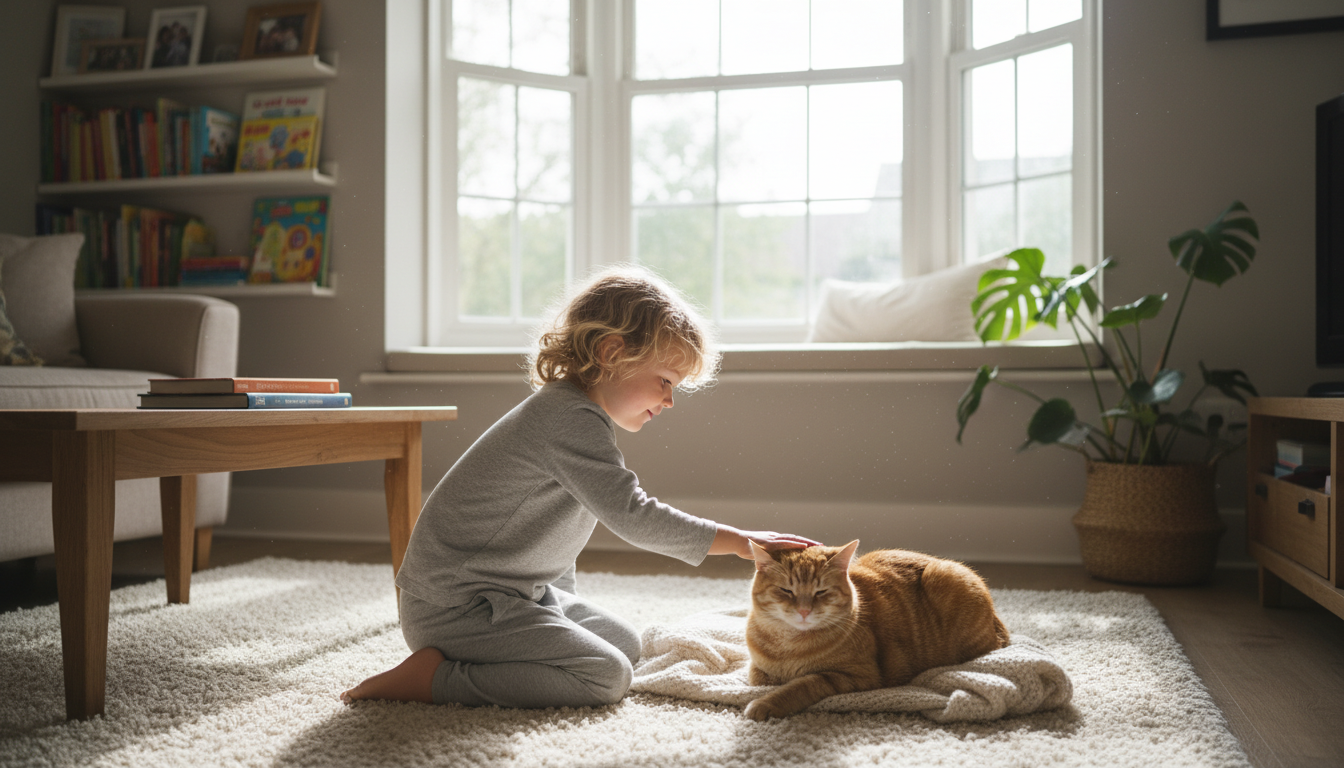 Comment enseigner le respect et la douceur aux enfants envers les chats ?