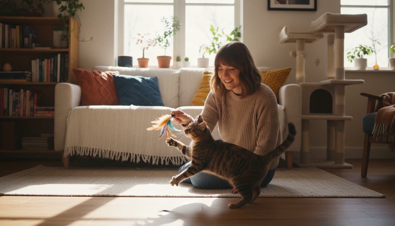 découvrez comment renforcer le lien avec votre chat grâce à des jeux quotidiens simples et amusants, favorisant complicité et bien-être mutuel.