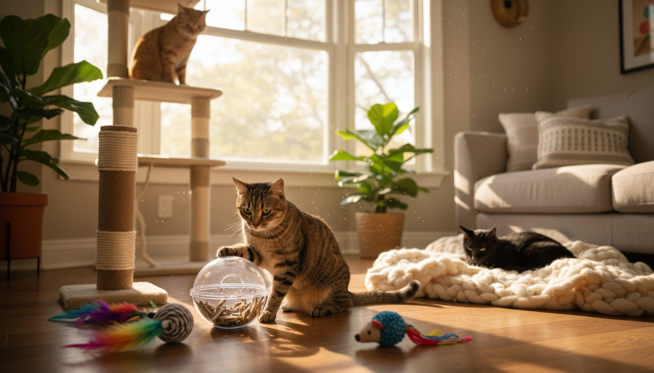 découvrez des conseils pratiques pour stimuler mentalement votre chat et assurer son bien-être au quotidien grâce à des activités adaptées.