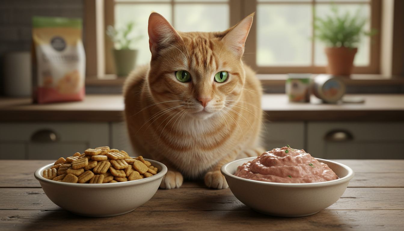 Croquettes ou pâtée : quelle alimentation est la meilleure pour votre chat ?