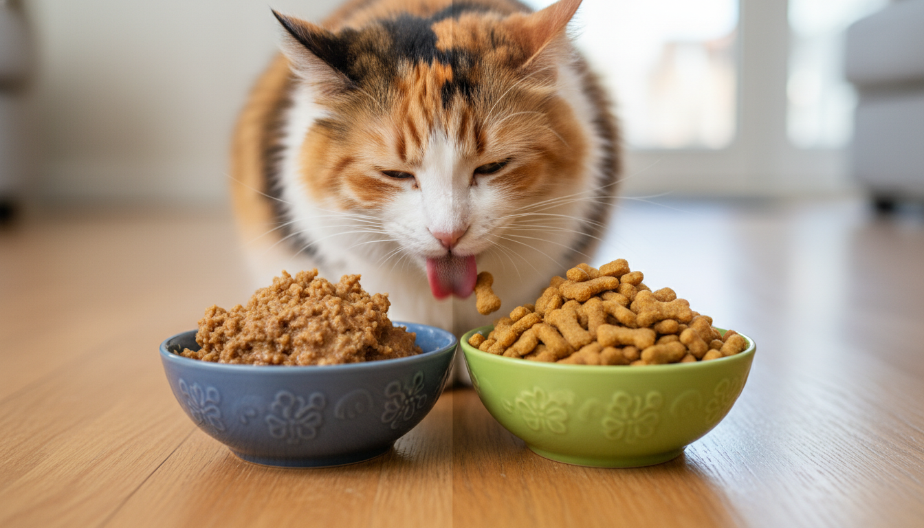découvrez les avantages et inconvénients des croquettes et de la pâtée pour votre chat afin de choisir la meilleure alimentation adaptée à ses besoins.