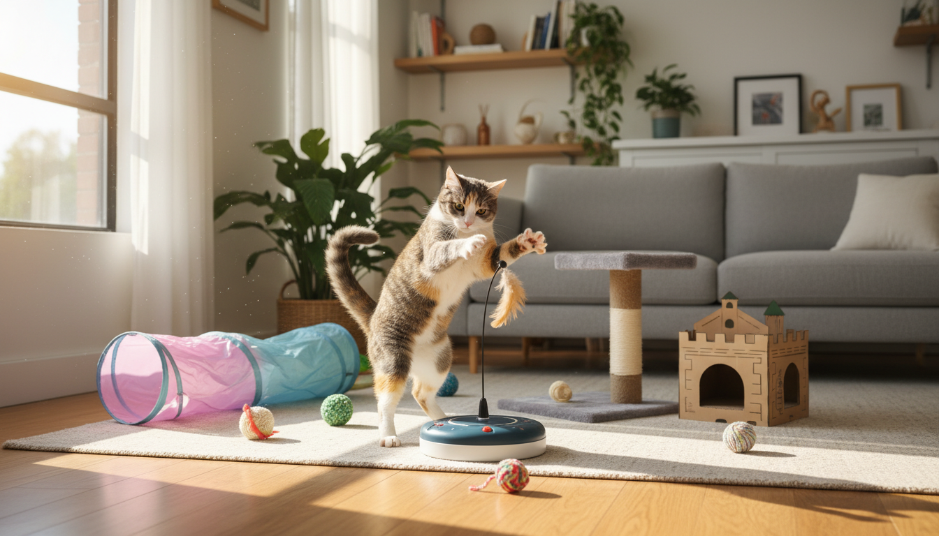 découvrez comment les séances de jeu interactives peuvent stimuler l'esprit de votre chat, favoriser son bien-être et renforcer votre complicité.