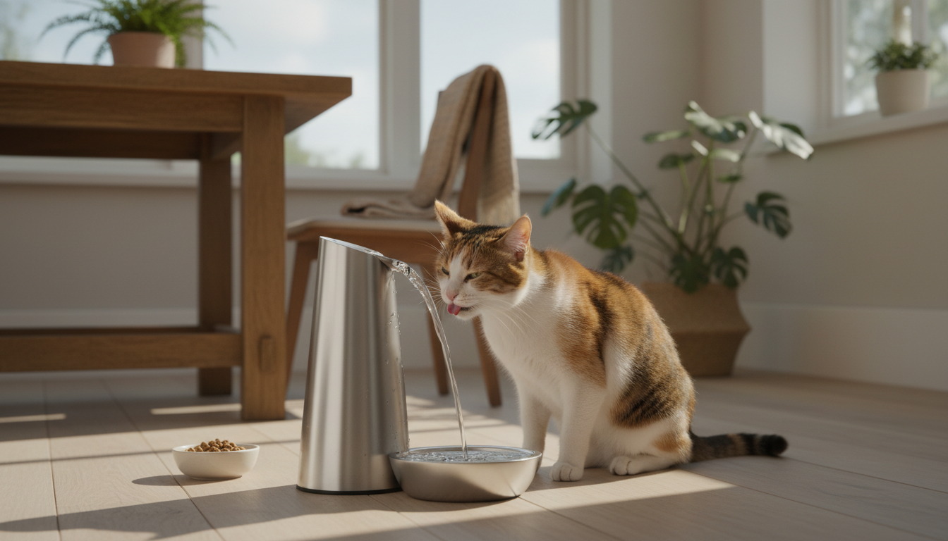 découvrez pourquoi une fontaine à eau peut inciter votre chat à boire davantage, favorisant ainsi son hydratation et son bien-être au quotidien.