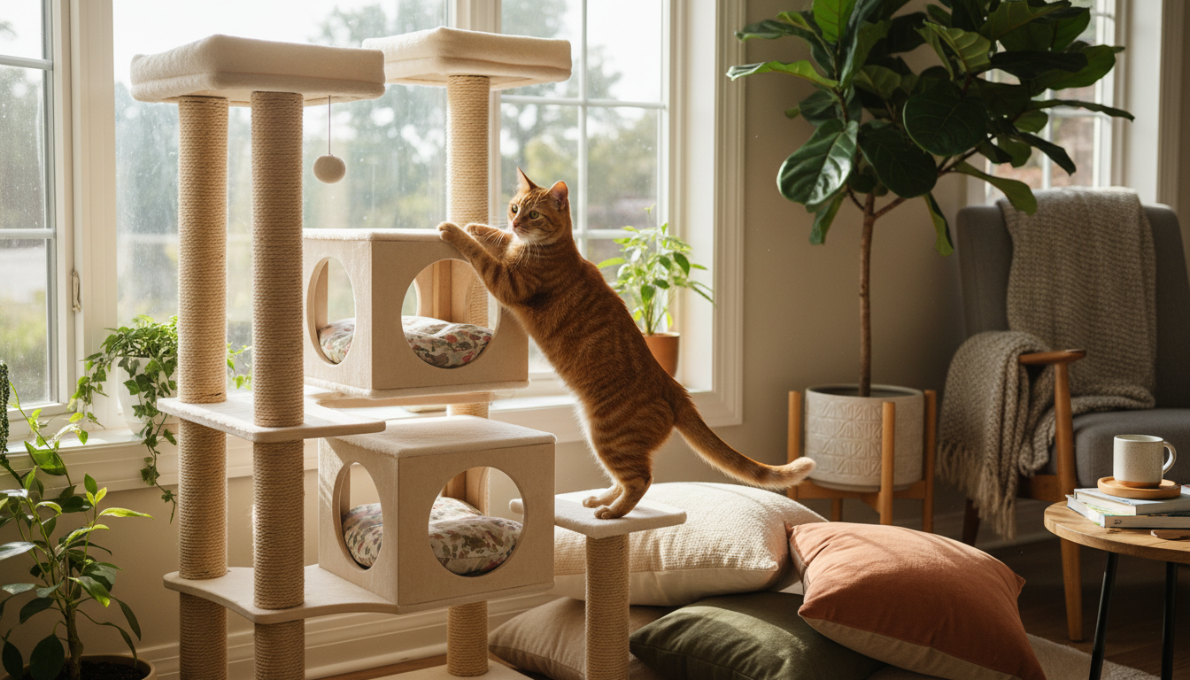 Pourquoi votre chat a-t-il besoin d&rsquo;un arbre à chat pour son bien-être physique et mental ?
