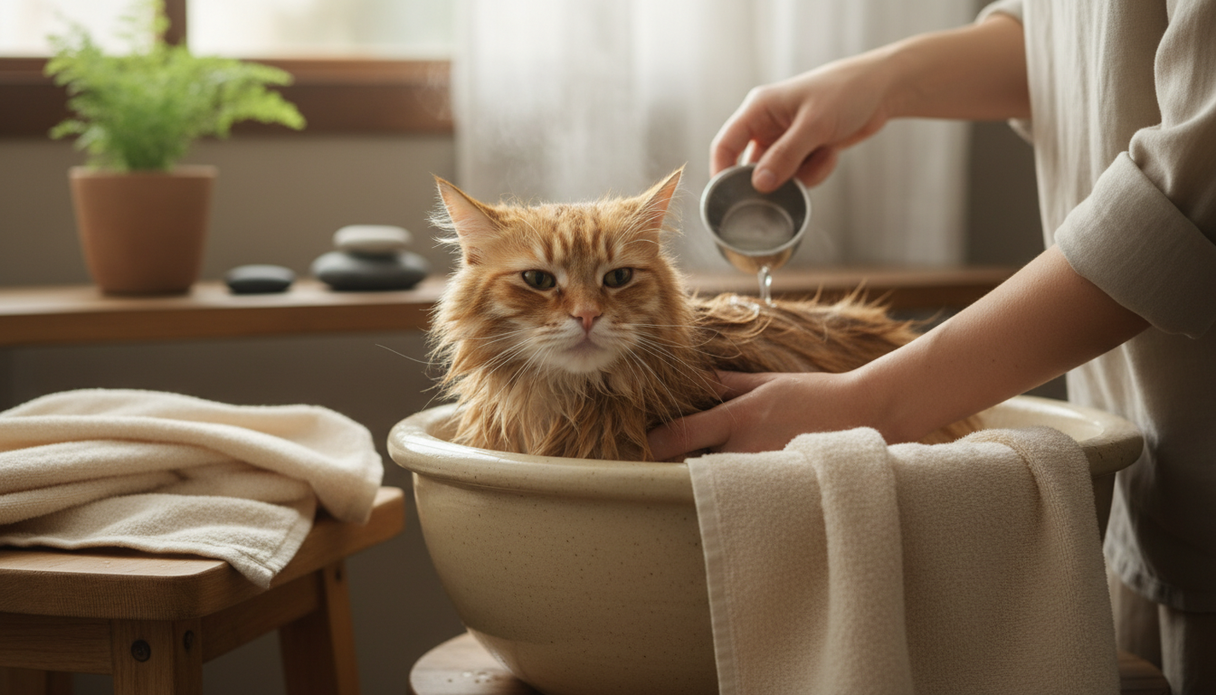 découvrez quand et comment baigner votre chat pour réduire son stress et son anxiété, avec des conseils pratiques pour un bain serein et respectueux de son bien-être.