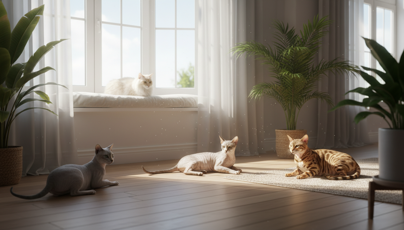 Quelles races de chats hypoallergéniques choisir pour les personnes allergiques ?