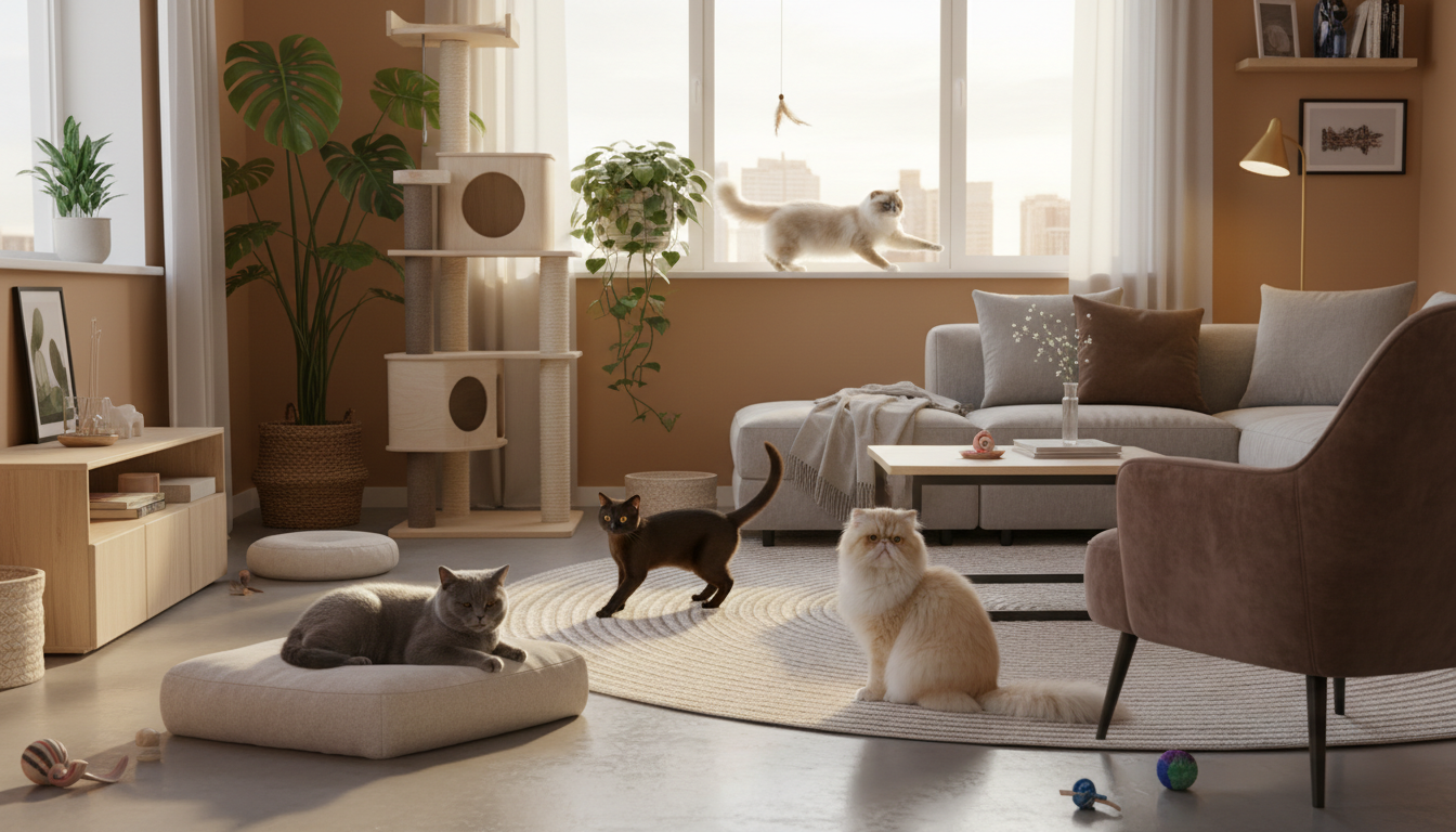 découvrez les meilleures races de chats adaptées à la vie en appartement, alliant douceur, intelligence et facilité d'entretien pour un compagnon idéal en espace restreint.