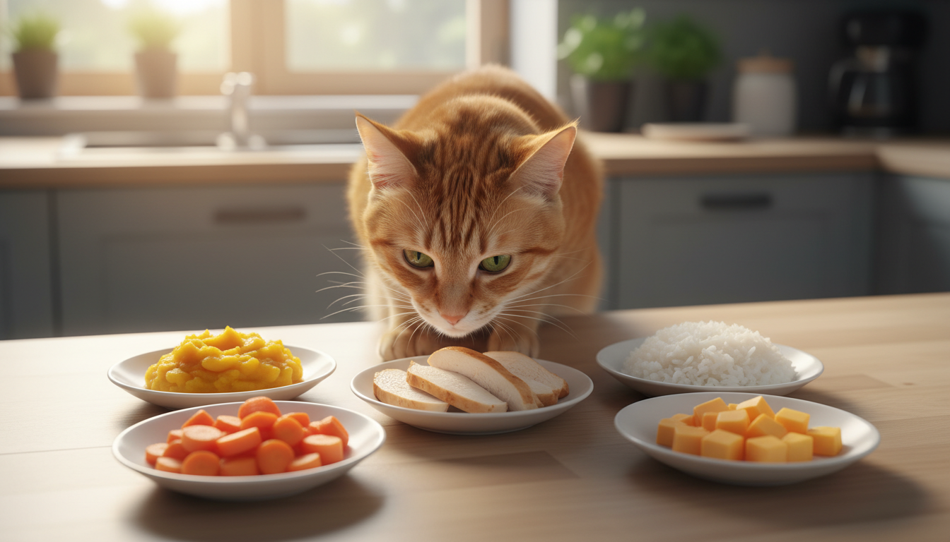 découvrez quels aliments destinés aux humains sont sûrs pour vos chats et comment leur offrir une alimentation équilibrée sans risque pour leur santé.