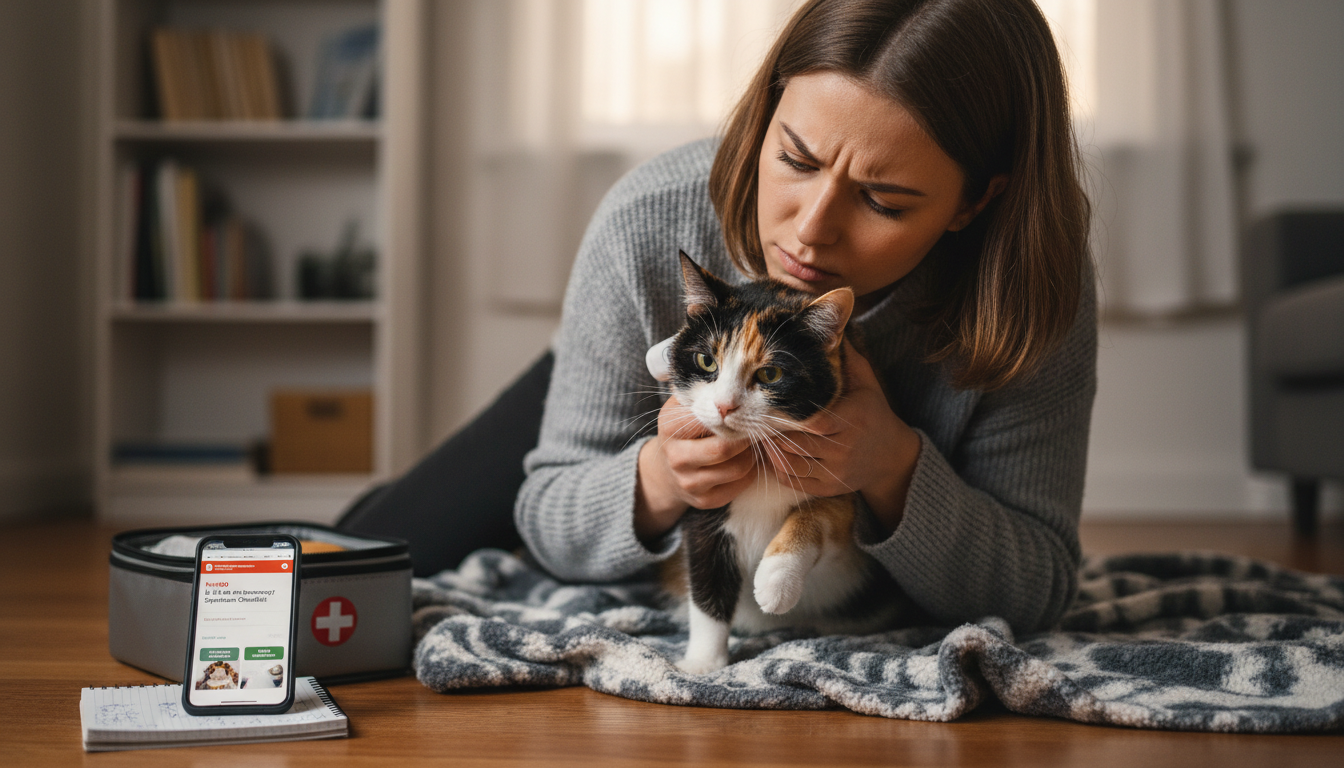 Votre chat a-t-il besoin de soins vétérinaires en urgence ?