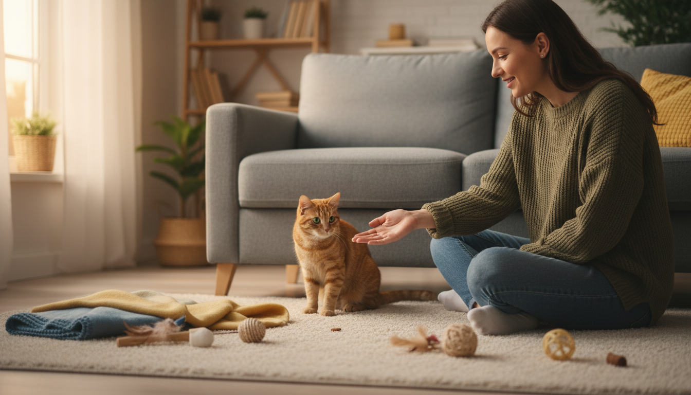 Comment éduquer un chat craintif ?