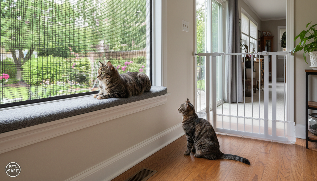 Comment empêcher mon chat de sortir de la maison ?