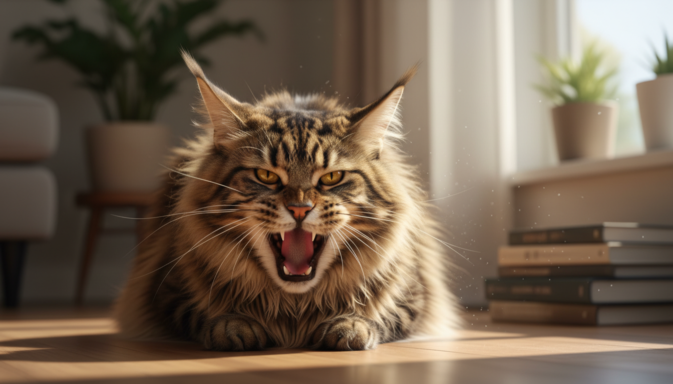 découvrez pourquoi votre chat vous crache dessus et comment comprendre ce comportement pour améliorer votre relation avec votre compagnon félin.