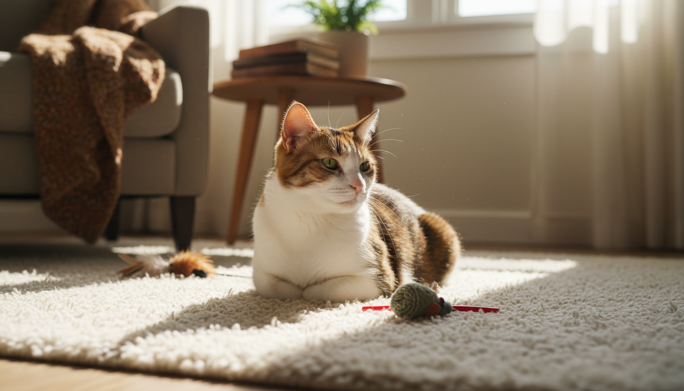 Pourquoi mon chat ne joue-t-il jamais ?