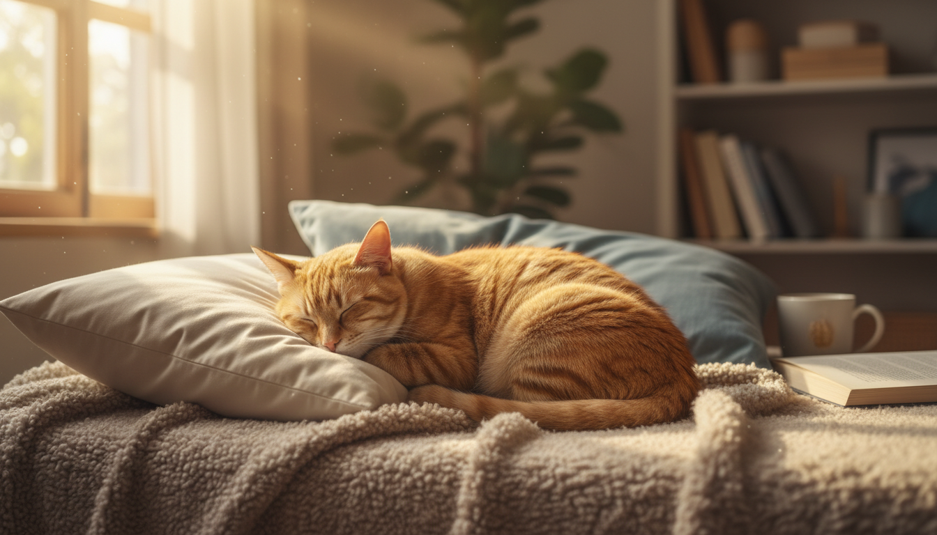 Votre chat dort-il trop ?